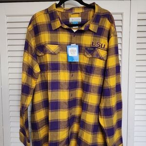 Columbia, 2XL, Yellow and Purple